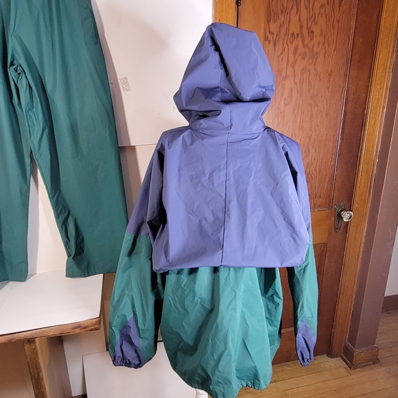 Mens Stearns Heavy Hooded 2-piece Rain Suit A few Spots Size Xl - Picture 9 of 16